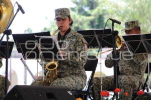 TOCHIMILCO . BANDA MILITAR