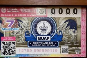 BUAP . LOTERÍA NACIONAL