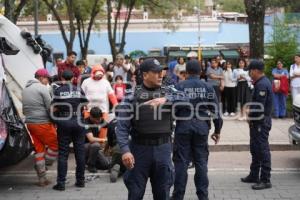 TLAXCALA . ACCIDENTE RECOLECTOR DE BASURA