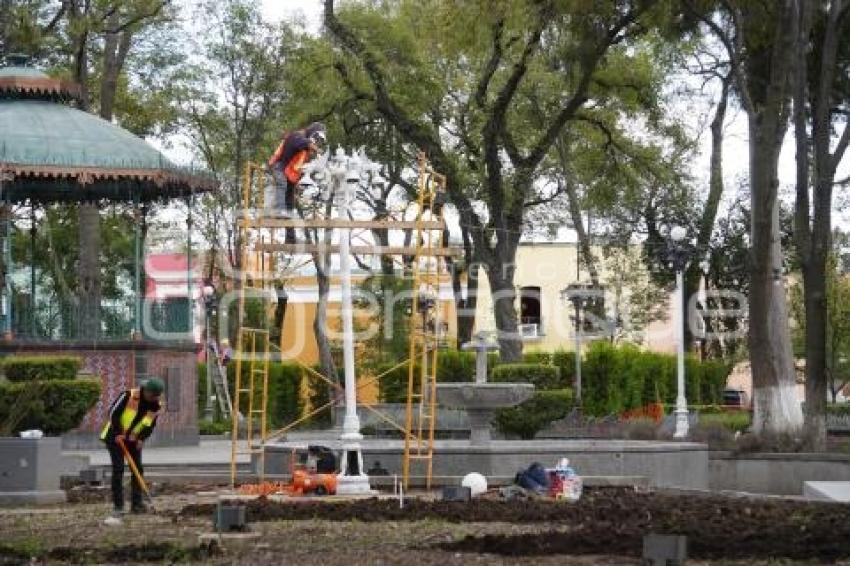 TLAXCALA . REHABILITACIÓN DE LUMINARIAS
