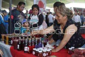 HUEJOTZINGO . FERIA DE LAS BERRIES
