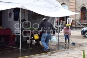 TLAXCALA . LIMPIEZA LLUVIA