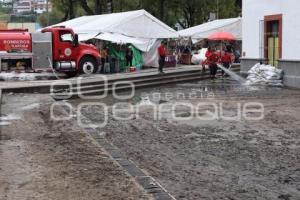 TLAXCALA . LIMPIEZA LLUVIA