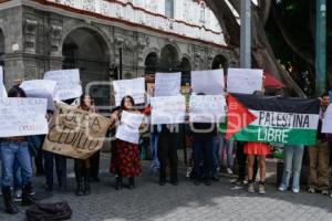 BUAP . MANIFESTACIÓN ESTUDIANTES