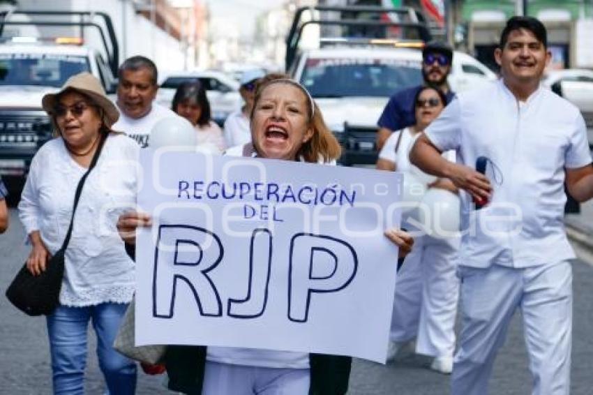 IMSS . MANIFESTACIÓN