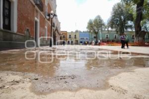 TLAXCALA . LIMPIEZA LLUVIA