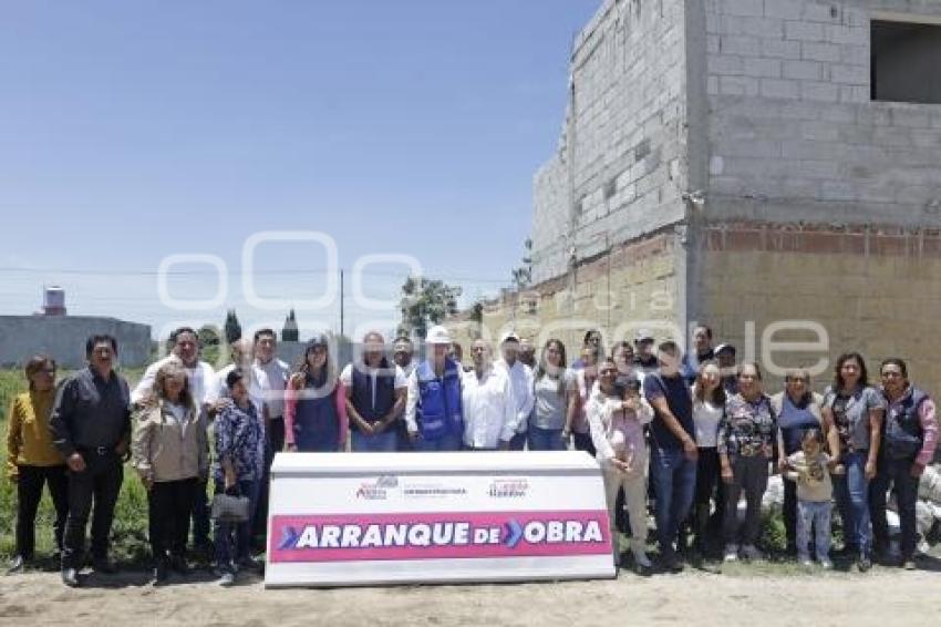 SAN ANDRÉS CHOLULA . ARRANQUE DE OBRA