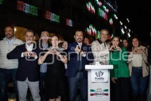 ENCENDIDO . ILUMINACIÓN DE FIESTAS PATRIAS