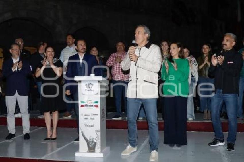 ENCENDIDO . ILUMINACIÓN DE FIESTAS PATRIAS