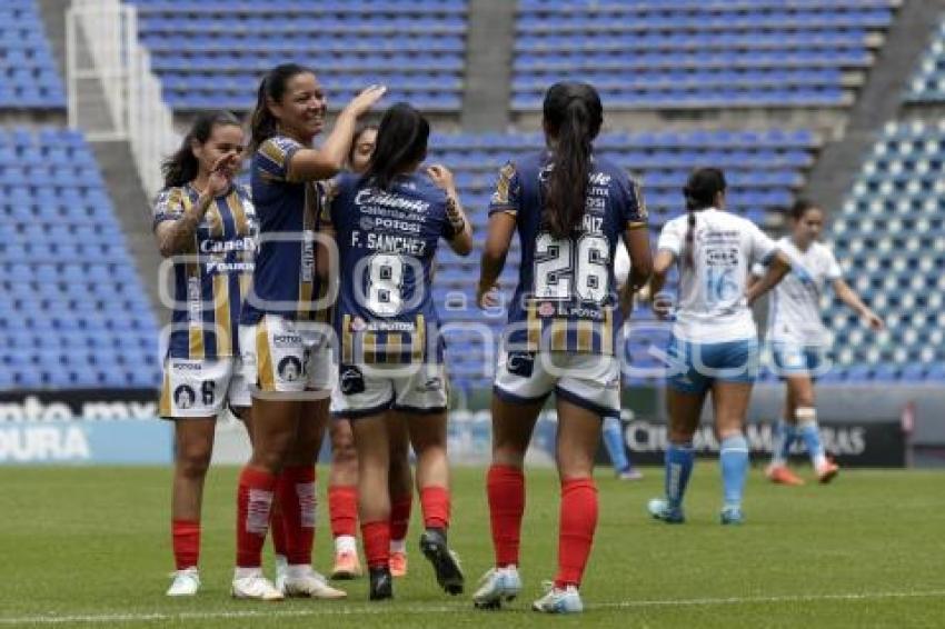 FÚTBOL FEMENIL . PUEBLA VS SAN LUIS