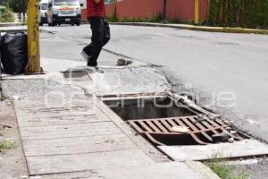 TLAXCALA .  COLADERA MAL ESTADO