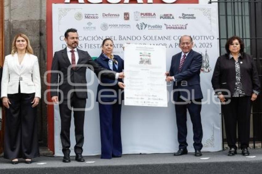 COLOCACIÓN BANDO SOLEMNE