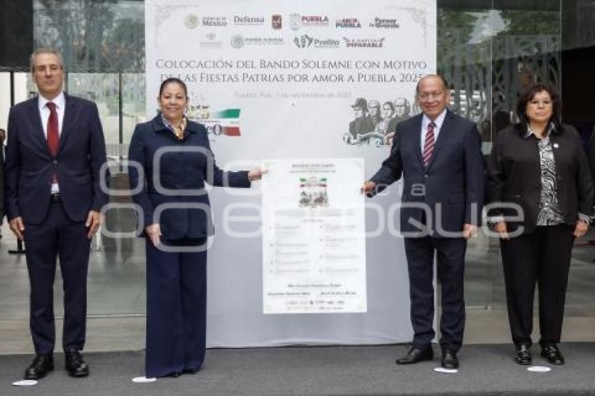 COLOCACIÓN BANDO SOLEMNE