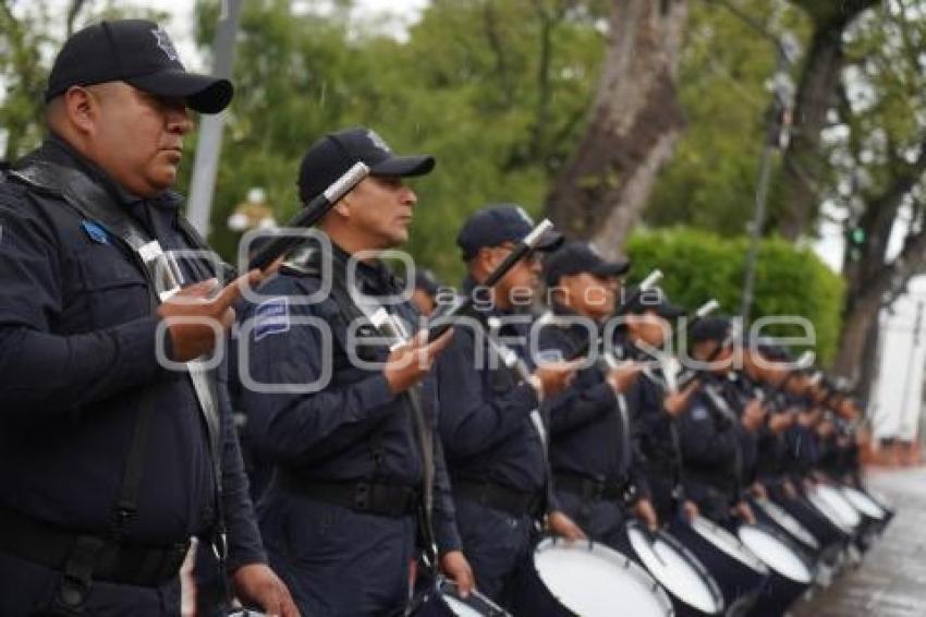 TLAXCALA . IZAMIENTO DE BANDERA