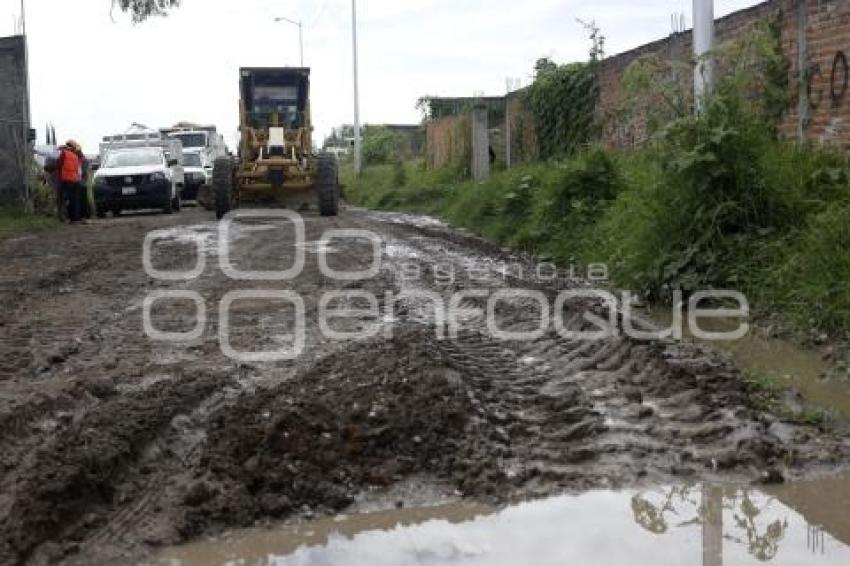 SAN ANDRÉS CHOLULA . PAVIMENTACIÓN CALLE
