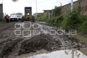 SAN ANDRÉS CHOLULA . PAVIMENTACIÓN CALLE