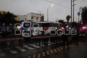 AUTOBÚS NORMALISTAS DETENIDO
