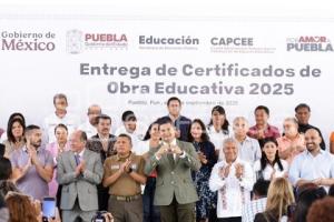 GOBIERNO ESTATAL . OBRA EDUCATIVA
