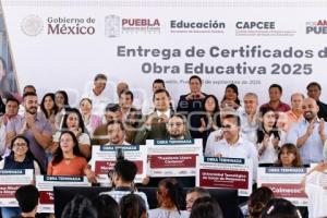 GOBIERNO ESTATAL . OBRA EDUCATIVA