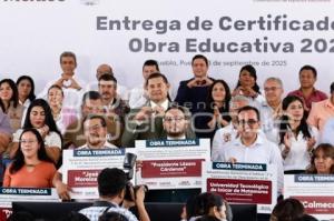 GOBIERNO ESTATAL . OBRA EDUCATIVA