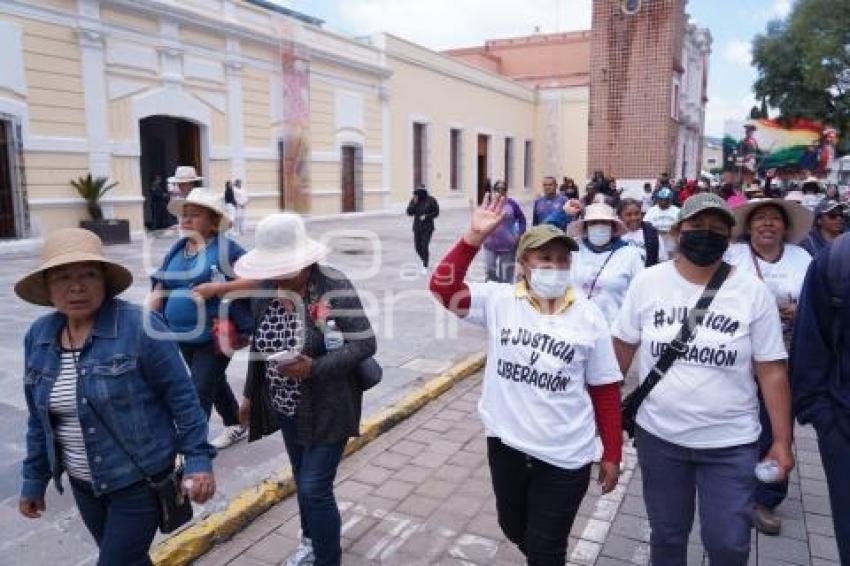 TLAXCALA . MANIFESTACIÓN SAÚL ROSALES