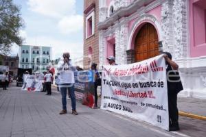 TLAXCALA . MANIFESTACIÓN SAÚL ROSALES
