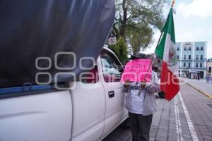 TLAXCALA . MANIFESTACIÓN SAÚL ROSALES