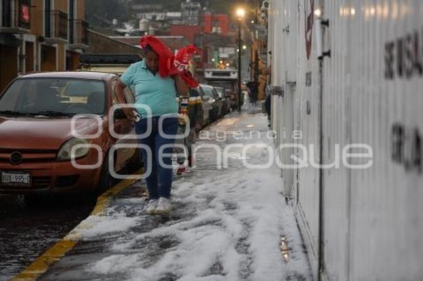 TLAXCALA . GRANIZADA