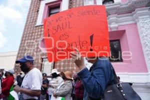 TLAXCALA . MANIFESTACIÓN SAÚL ROSALES