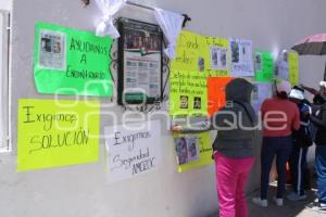 AMOZOC . MANIFESTACIÓN DESAPARECIDOS