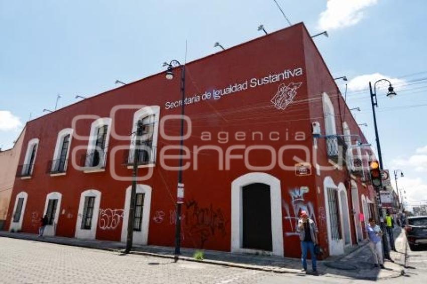 SECRETARÍA DE LAS MUJERES . MANIFESTACIÓN