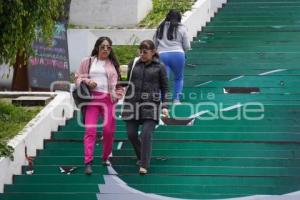 TLAXCALA . ESCALINATAS LOS HÉROES