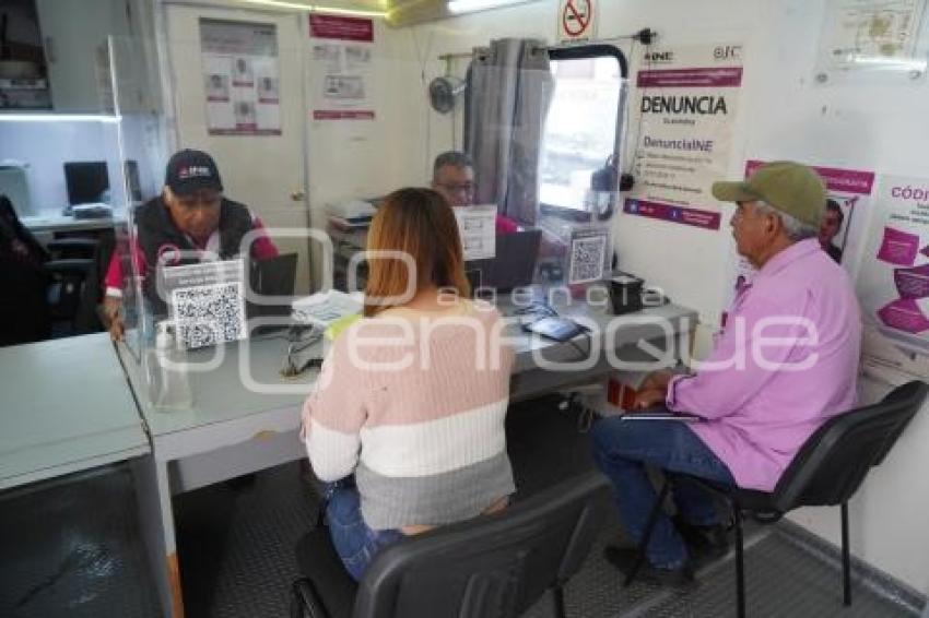 TLAXCALA . UNIDAD MÓVIL INE