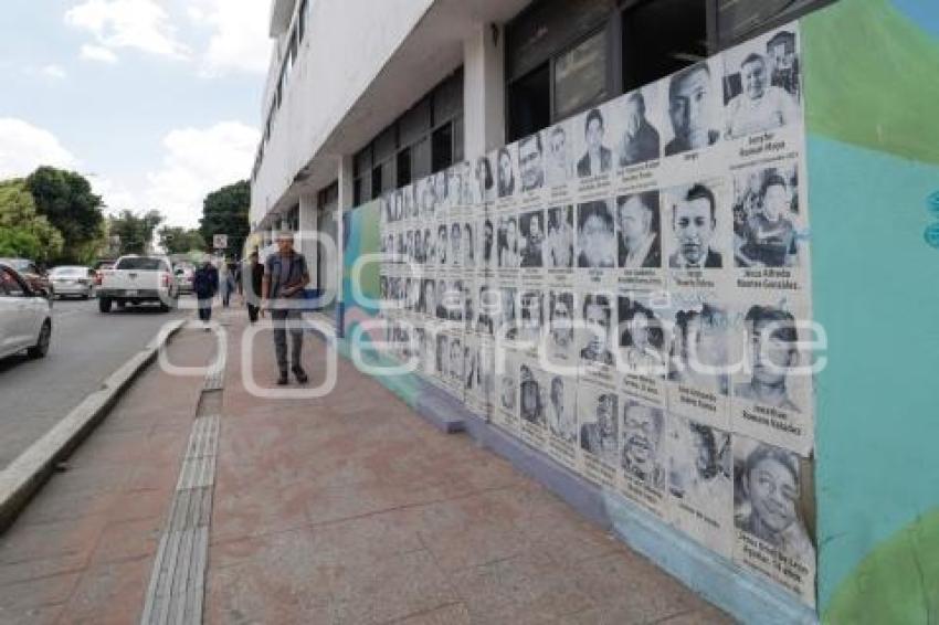 MURAL . VOZ DE LOS DESAPARECIDOS