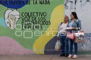 MURAL . VOZ DE LOS DESAPARECIDOS
