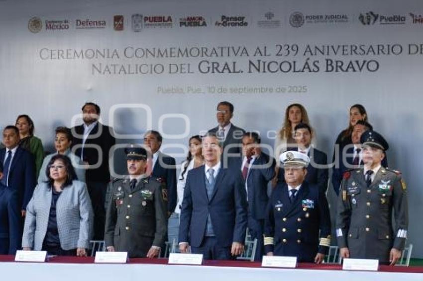 CEREMONIA NATALICIO NICOLÁS BRAVO