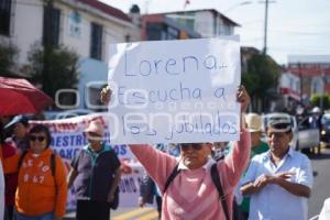TLAXCALA . MANIFESTACIÓN MAESTROS SNTE