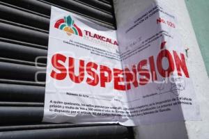 TLAXCALA . SUSPENSIÓN AGENCIA DE VIAJES