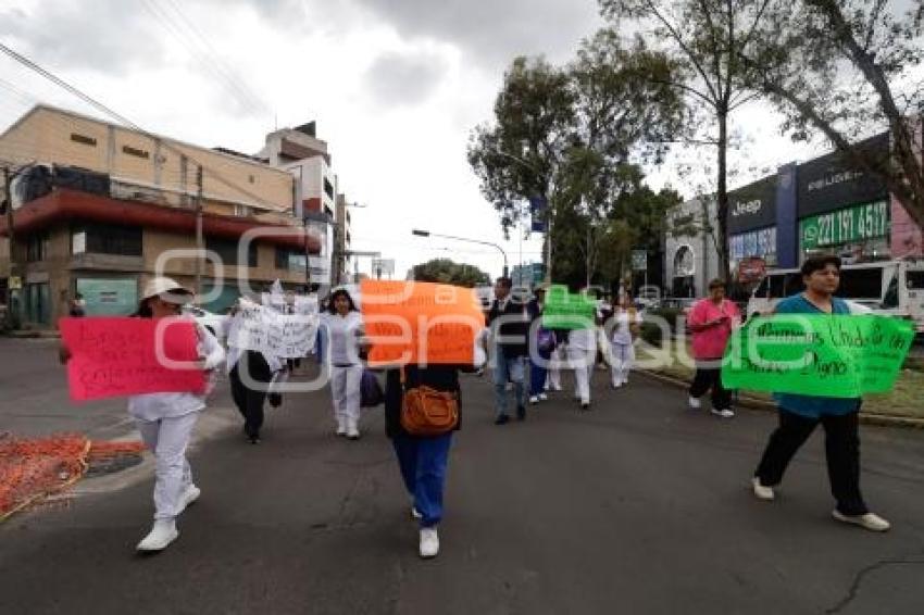 MANIFESTACIÓN . ISSSTEP