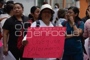 MANIFESTACIÓN . ISSSTEP