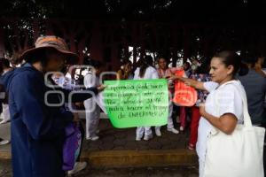 MANIFESTACIÓN . ISSSTEP