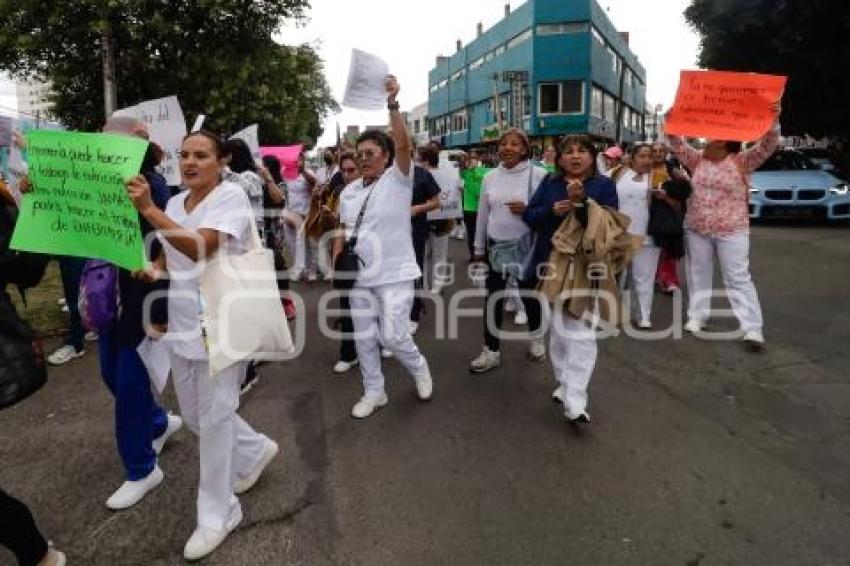 MANIFESTACIÓN . ISSSTEP