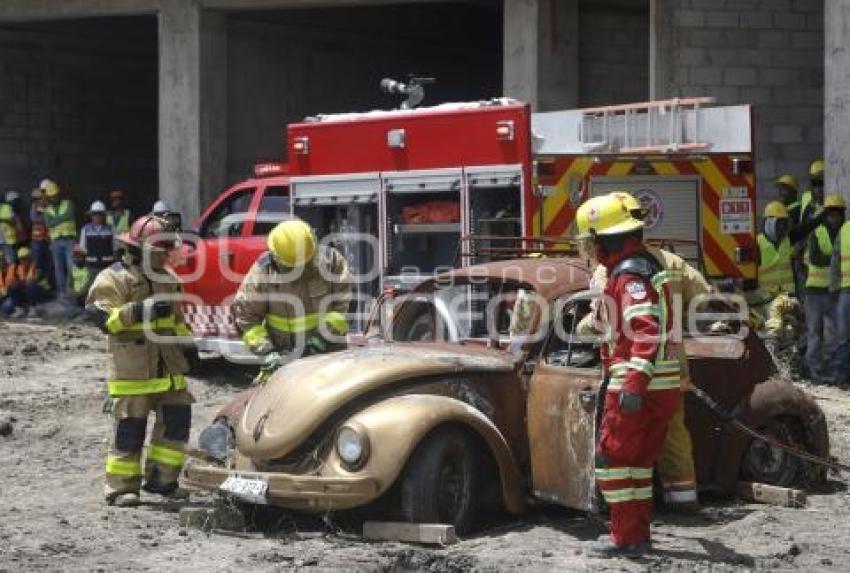 SAN ANDRÉS CHOLULA . SIMULACRO NACIONAL 2025
