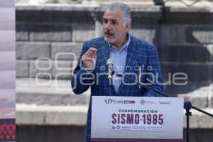 AYUNTAMIENTO . CONMEMORACIÓN SISMO 1985