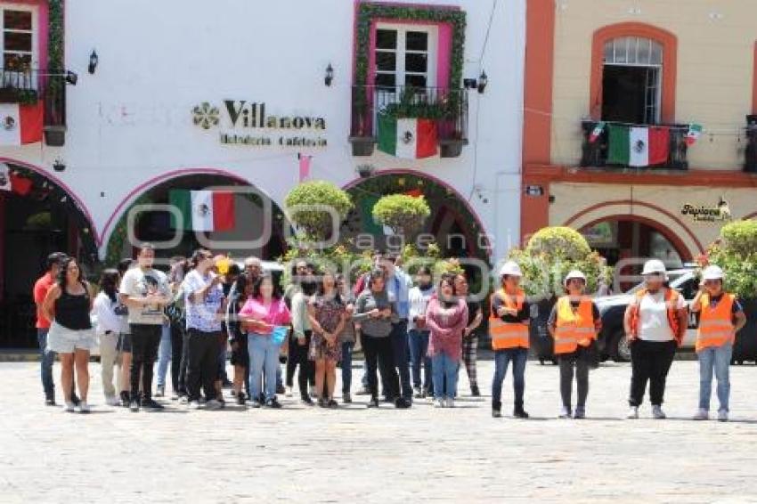 ATLIXCO . SIMULACRO NACIONAL 2025