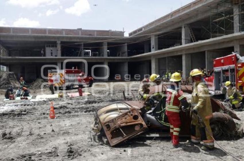 SAN ANDRÉS CHOLULA . SIMULACRO NACIONAL 2025