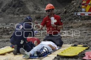 SAN ANDRÉS CHOLULA . SIMULACRO NACIONAL