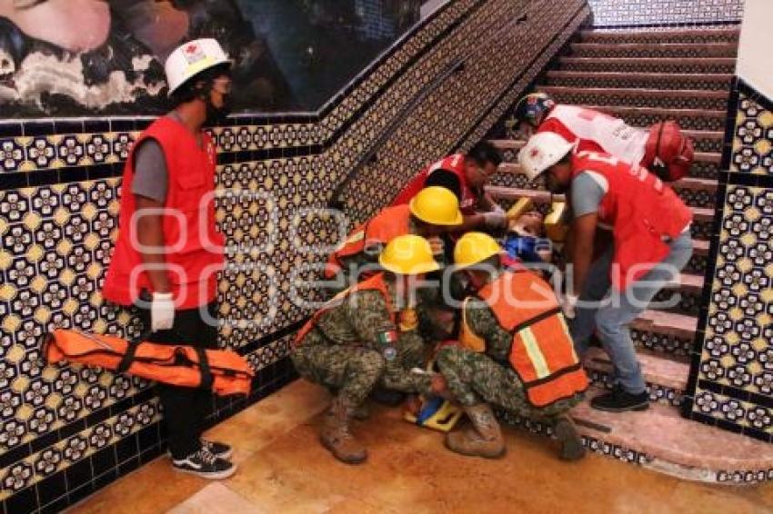 ATLIXCO . SIMULACRO NACIONAL 2025