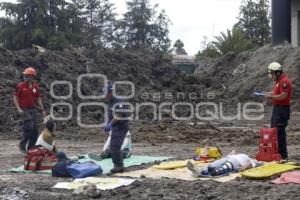 SAN ANDRÉS CHOLULA . SIMULACRO NACIONAL