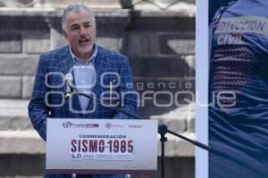 AYUNTAMIENTO . CONMEMORACIÓN SISMO 1985